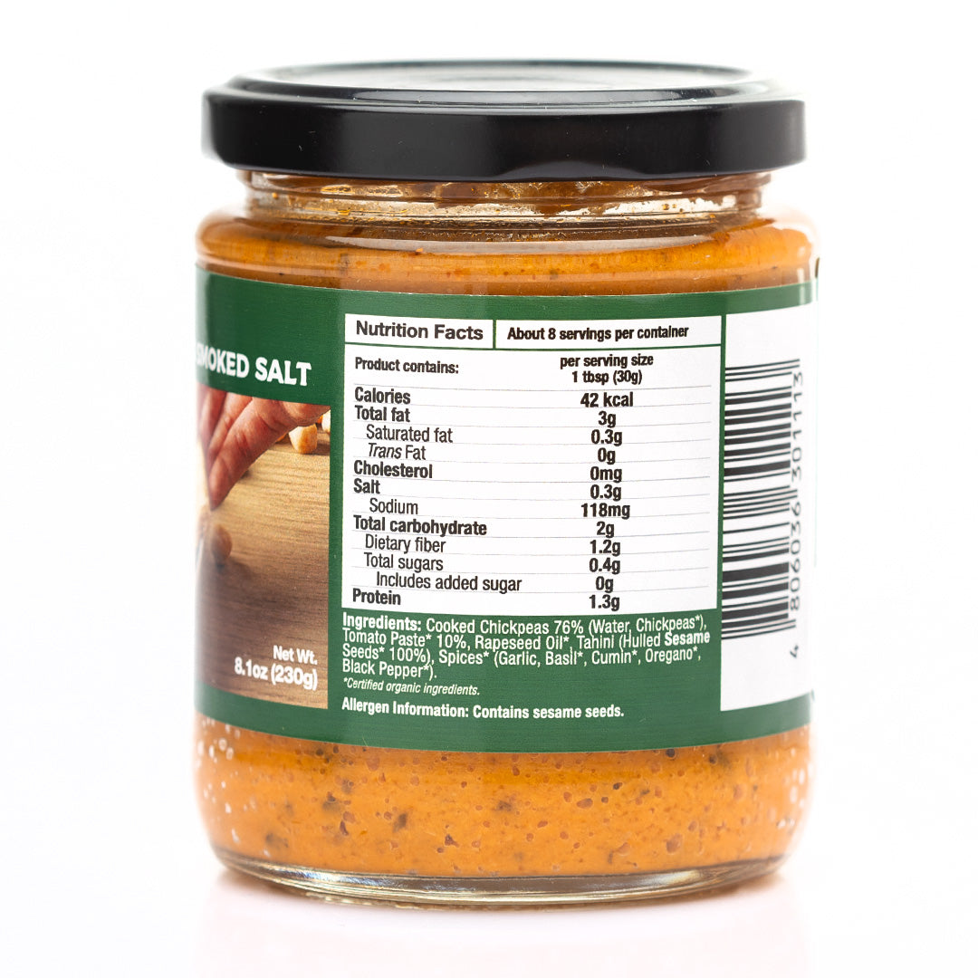 Healthy Options Hummus with Tomato and Smoked Salt 230g