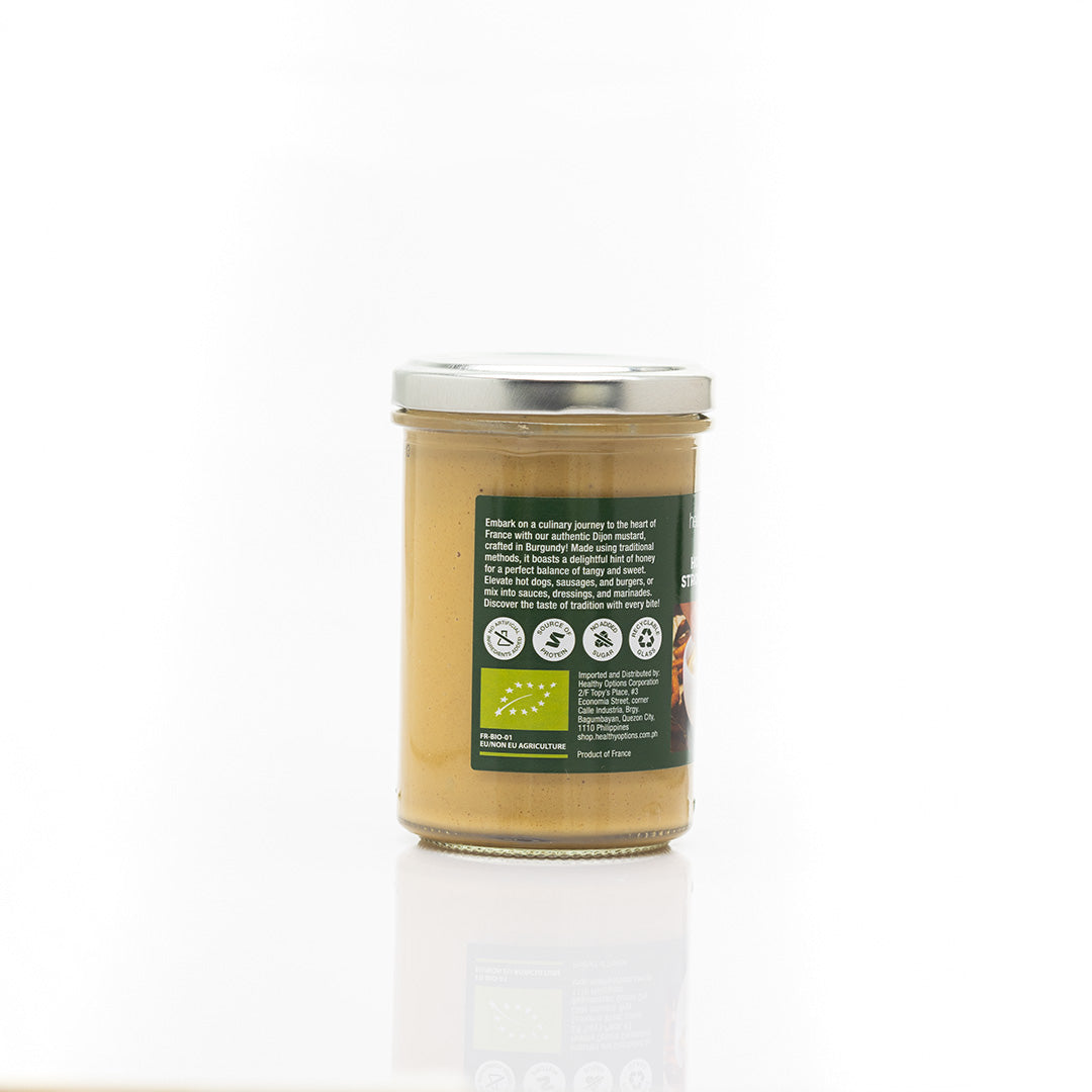 Healthy Options Organic Honey Dijon Strong Mustard 210g