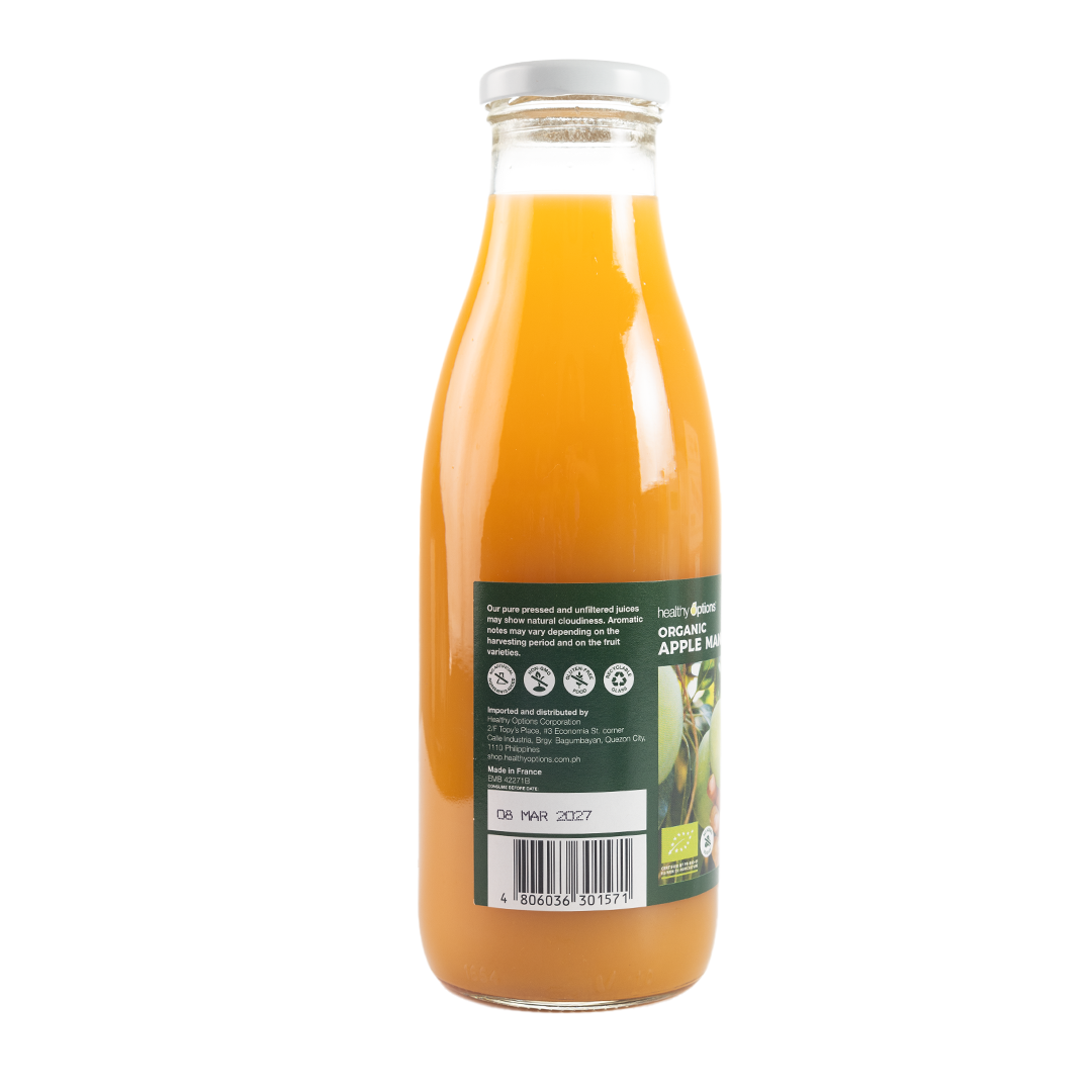Healthy Options Organic Apple Mango Juice 750ml