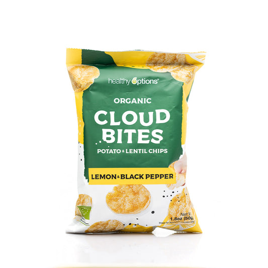 Healthy Options Organic Cloud Bites Lemon and Black Pepper 50g