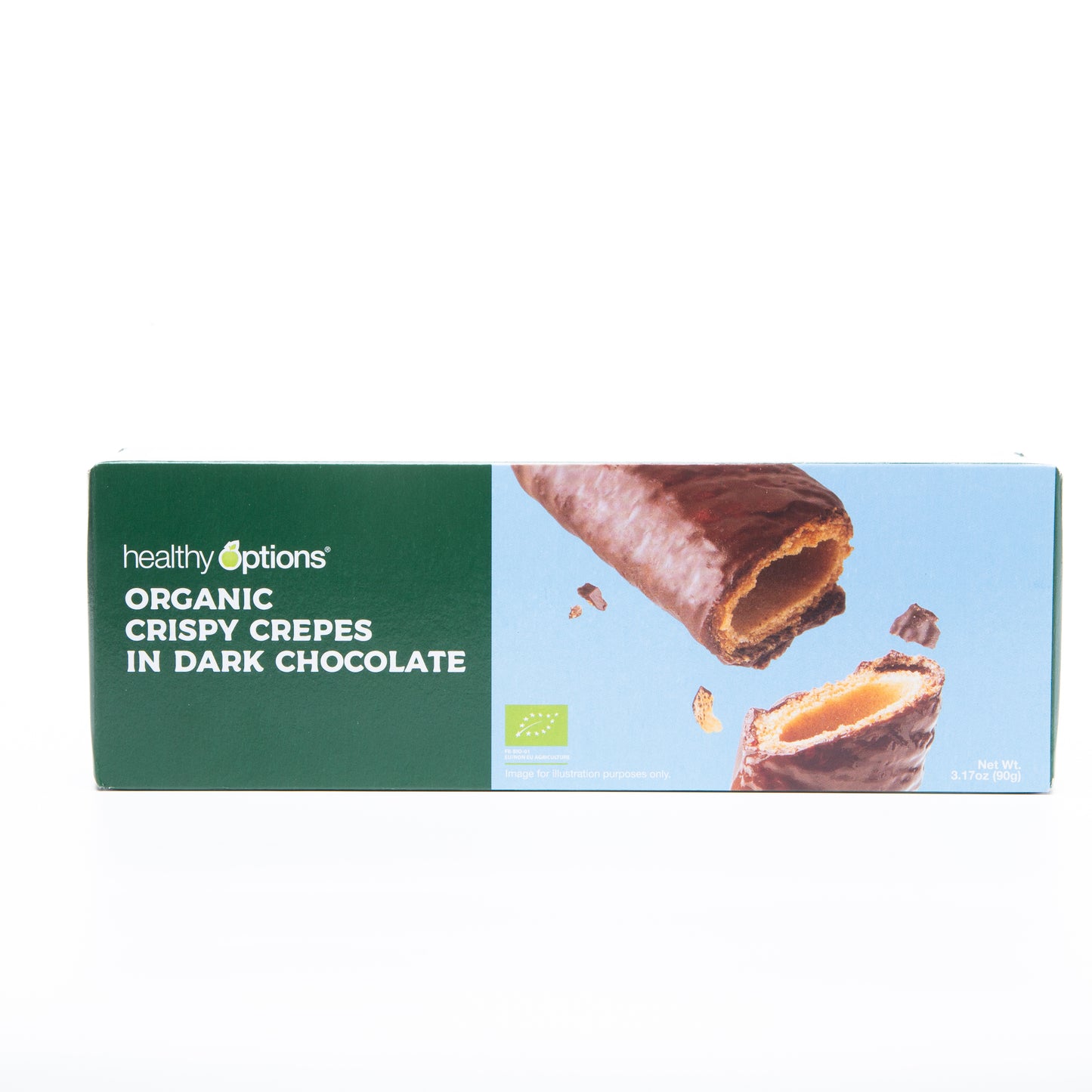 Healthy Options Organic Dark Chocolate Crispy Crepes 90g
