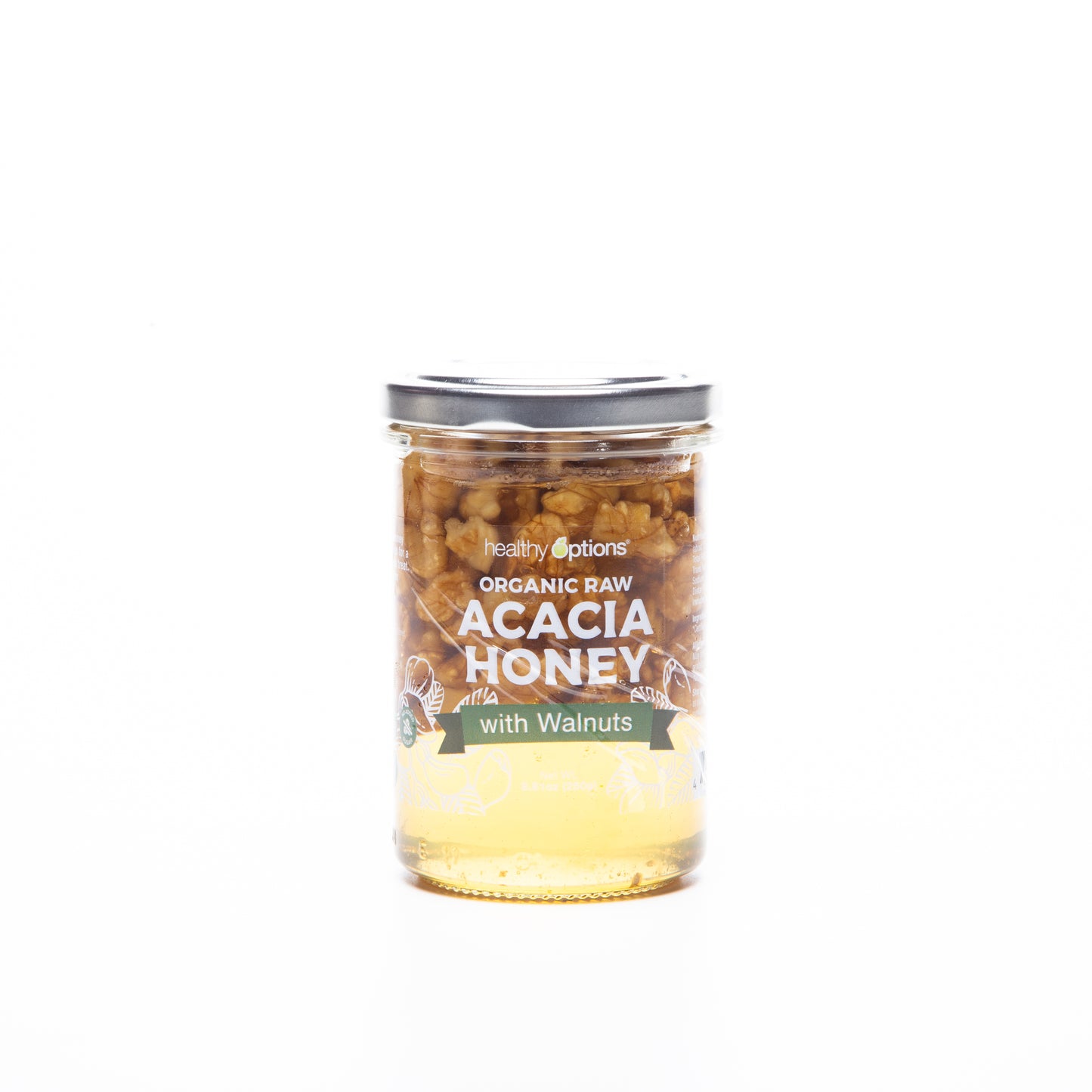 Healthy Options Organic Honey Acacia with Walnuts 250g