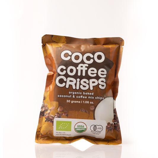 Coco Crisps Organic Baked Coconut Chips Coffee 30g