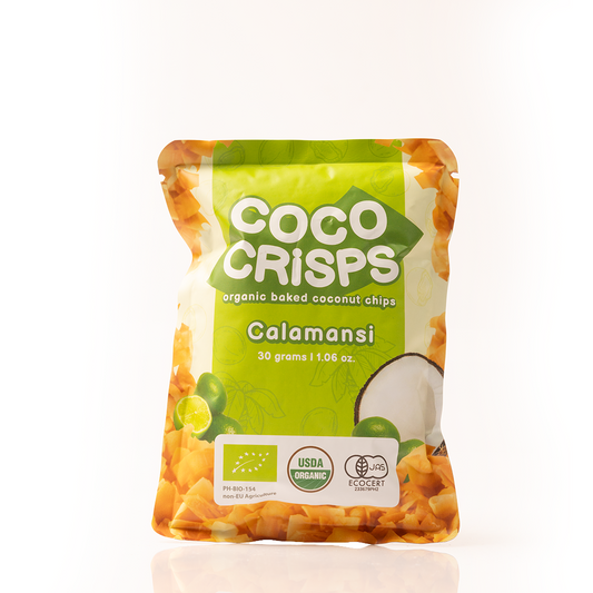 Coco Crisps Organic Baked Coconut Chips Calamansi 30g