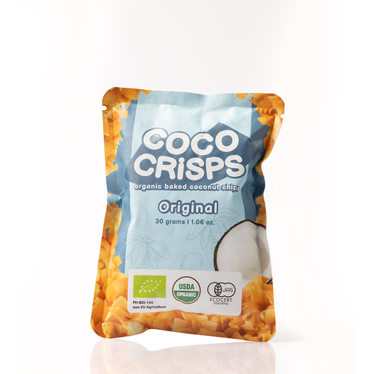 Coco Crisps Organic Baked Coconut Chips Original 30g