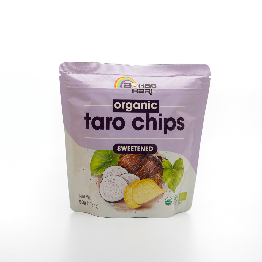 Bahaghari Organic Sweetened Taro Chips 60g