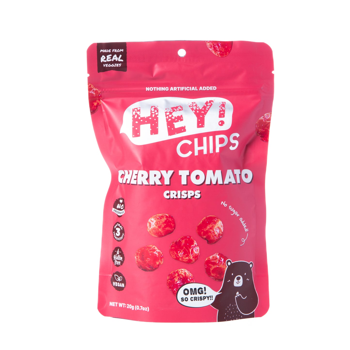 Hey! Chips Cherry Tomato Crisps 20g