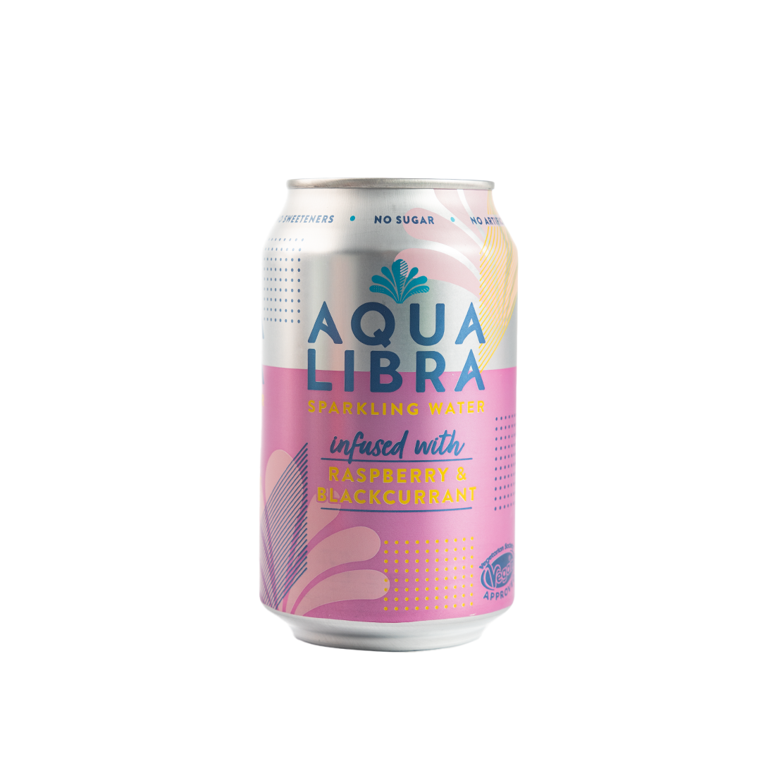 Aqua Libra Raspberry & Blackcurrant Sparkling Water 330ml