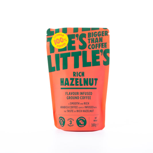 Littles Rich Hazelnut Flavour Infused Ground Coffee 100g
