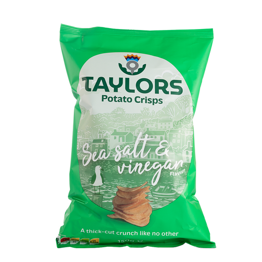 Taylors Sea Salt & Vinegar Potato Crisps 150g