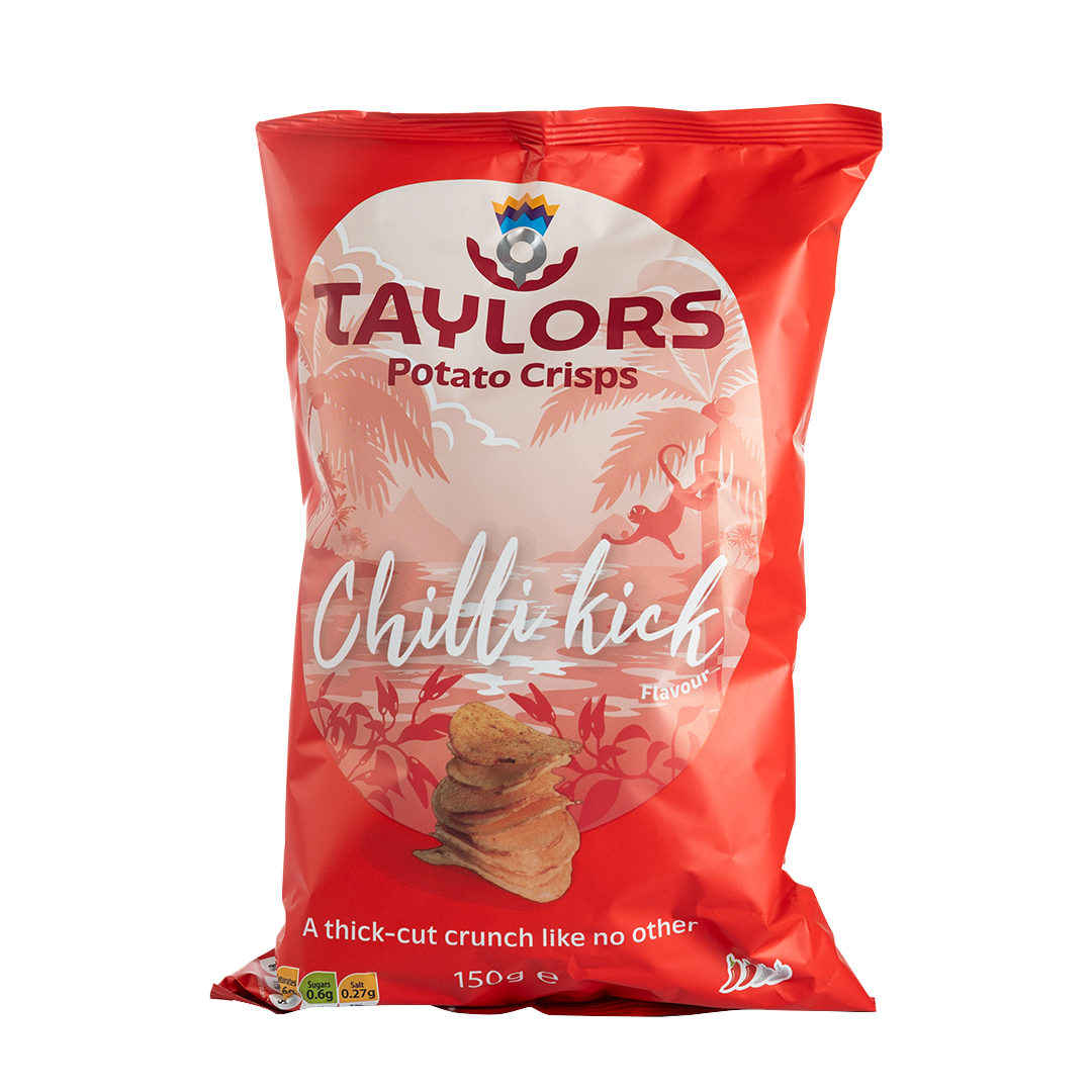 Taylors Chilli Kick Potato Crisps 150g