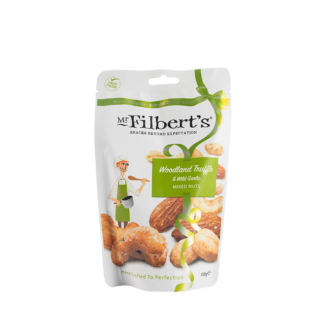 Mr. Filbert's Woodland Truffle & Wild Garlic Mixed Nuts 150g