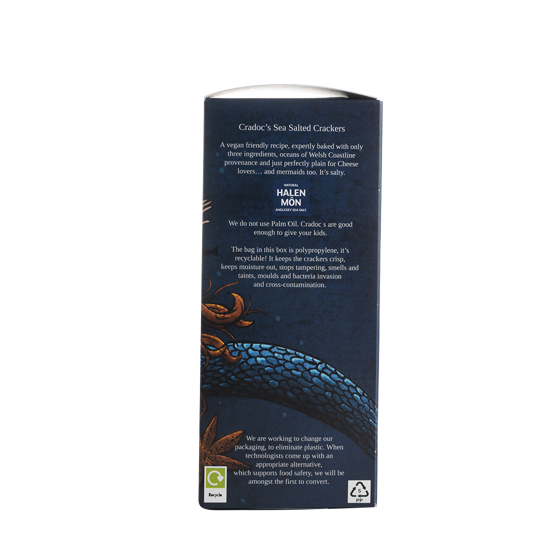 Cradoc's Sea Salted Crackers 80g