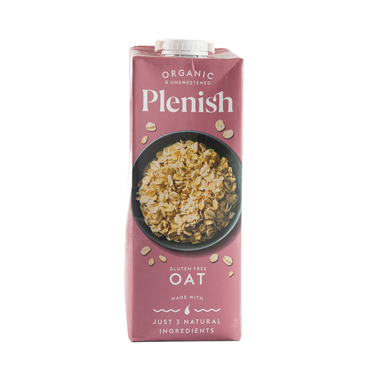 Plenish Organic 11% Oat Milk Unsweetened 1L