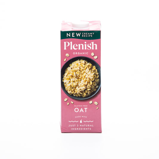 Plenish Organic Unsweetened Oat Milk 1L