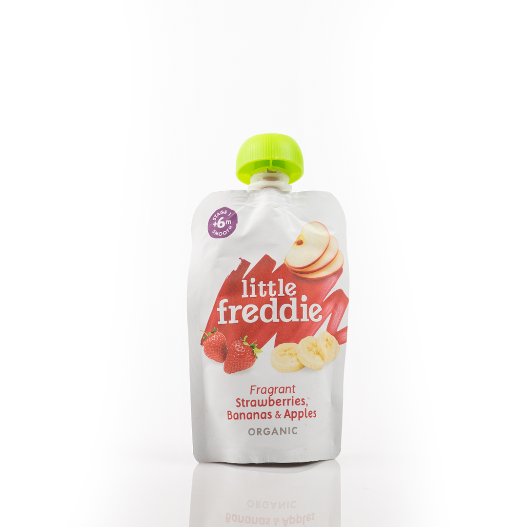 Little Freddie Fragrant Strawberries, Bananas & Apples 6+ Months 100g