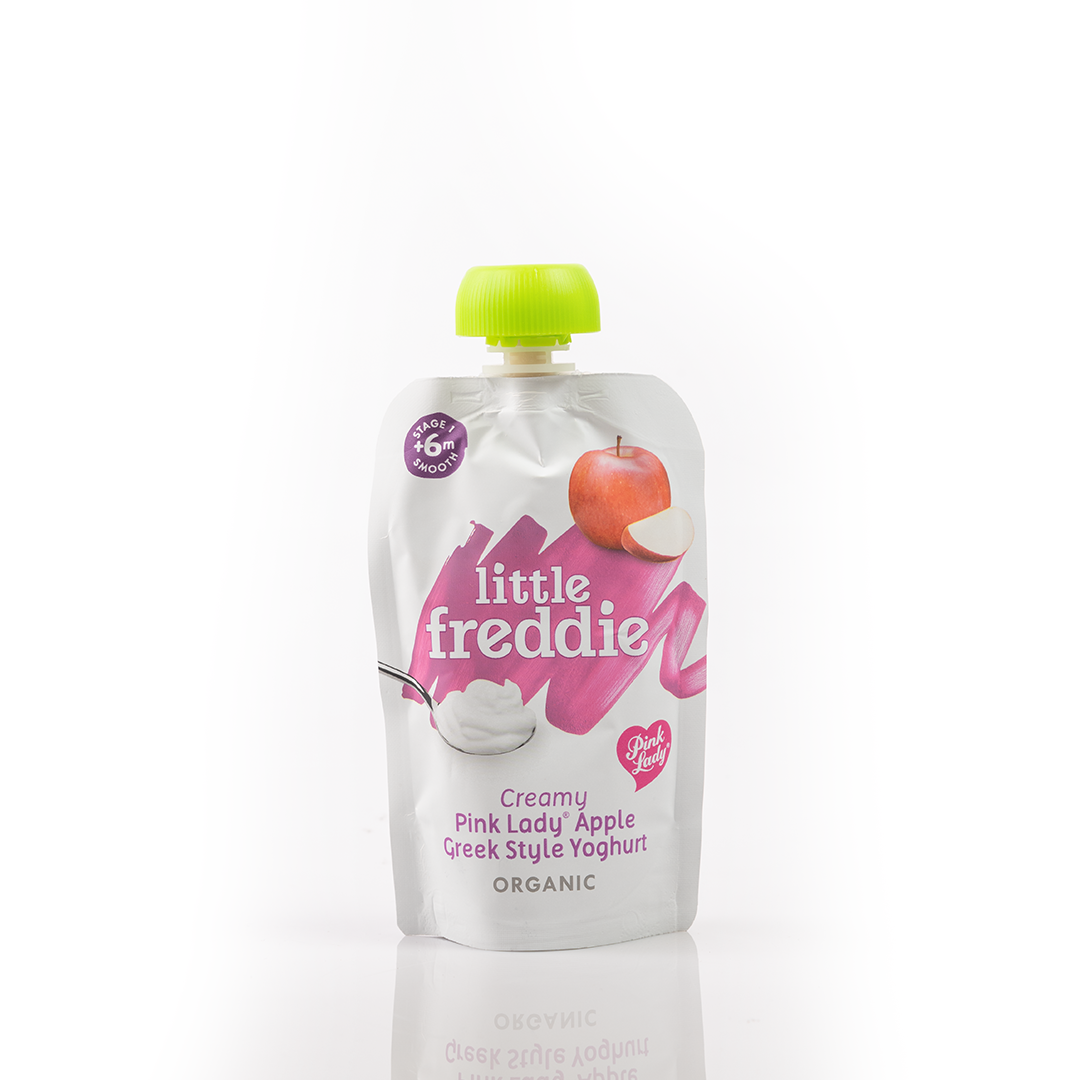 Little Freddie Creamy Pink Lady Apple Greek Style Yoghurt 6+ Months 100g