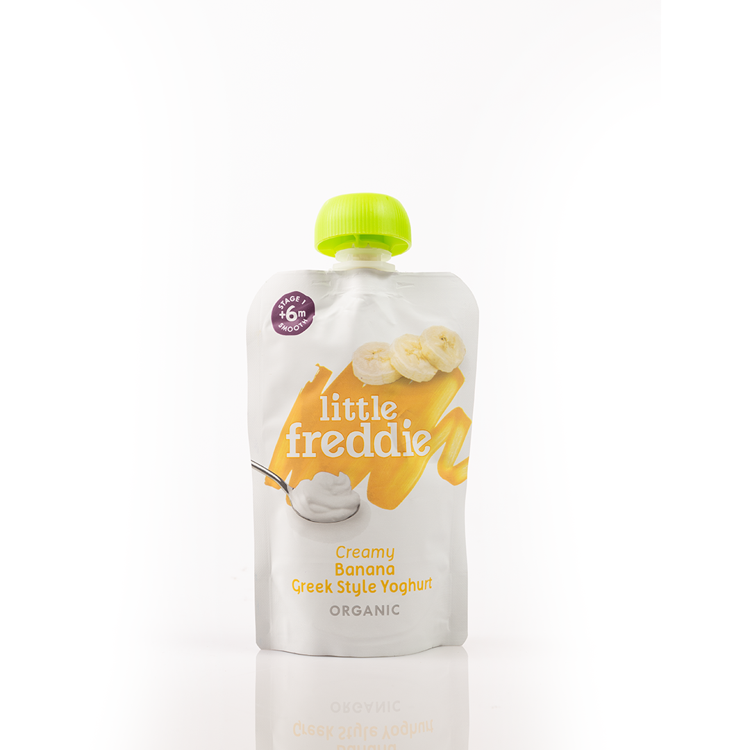 Little Freddie Creamy Banana Greek Style Yoghurt 6+ Months 100g