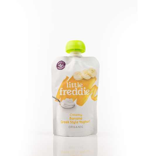 Little Freddie Creamy Banana Greek Style Yoghurt 6+ Months 100g