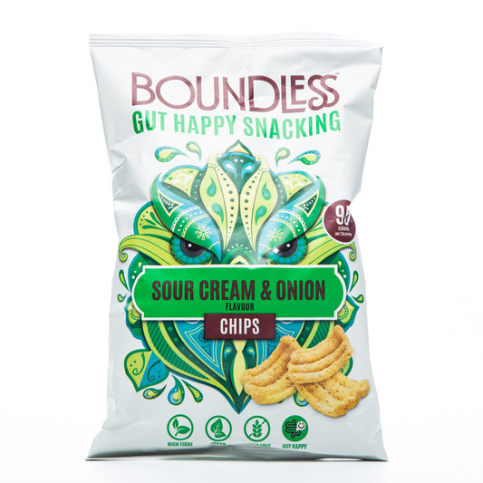Boundless Sour Cream and Onion Flavored Chips 80g