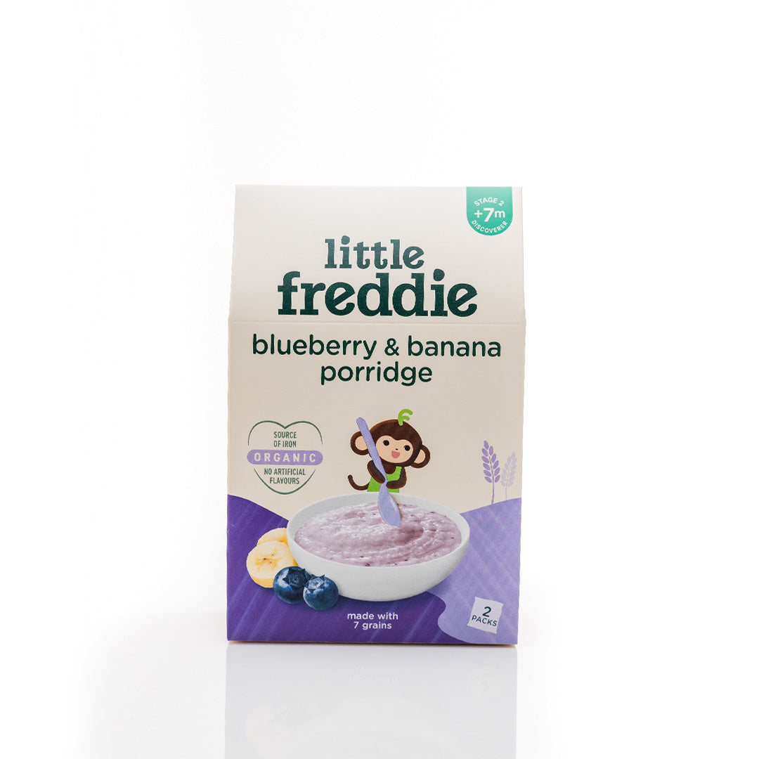 Little Freddie Blueberry and Banana Porridge Packs 2 - 160g