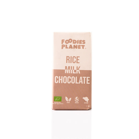 Foodies Planet Belgian Rice Milk Chocolate 100g