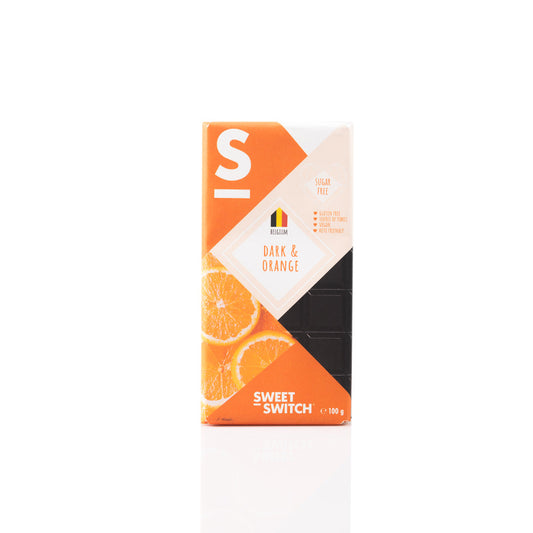 Sweet Switch Dark and Orange Chocolate Bar 100g