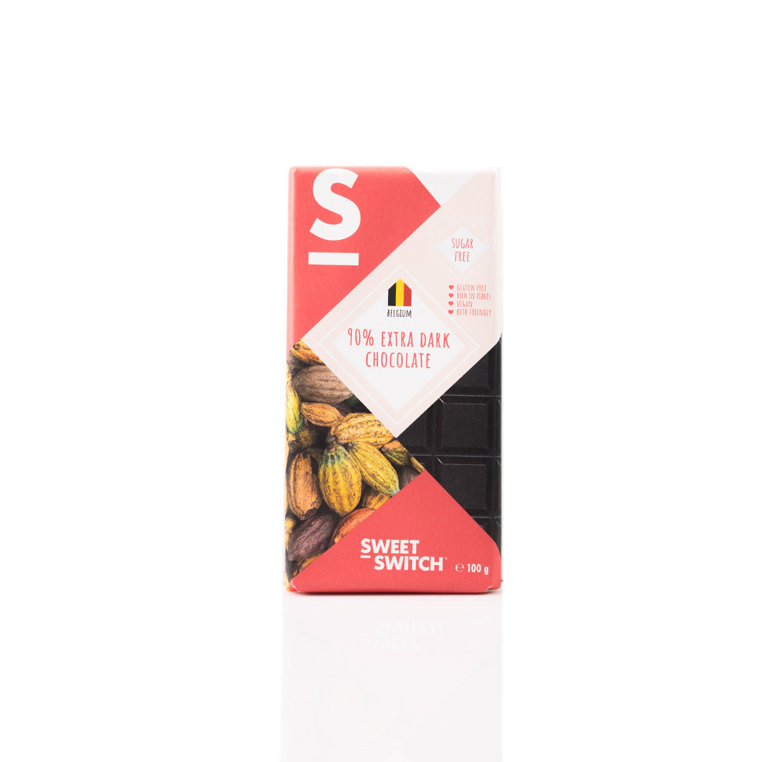 Sweet Switch 90% Extra Dark Chocolate Bar 100g