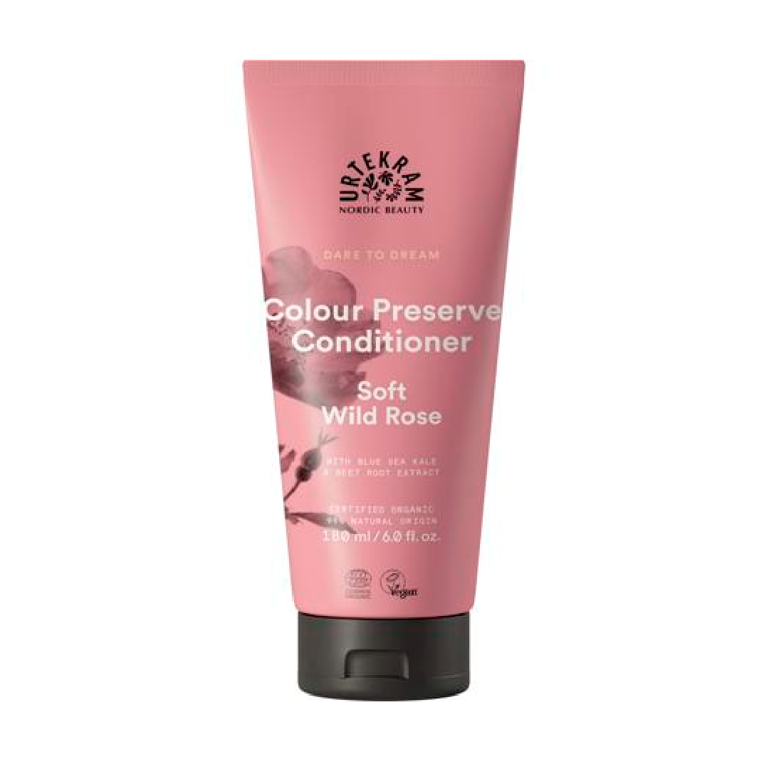 Urtekram Colour Preserve Conditioner Soft Wild Rose 180ml – Healthy Options