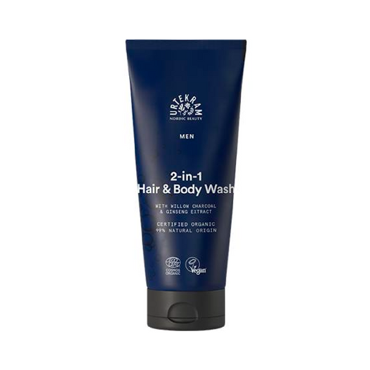 Urtekram Men  2 in 1 Hair & Body Wash 200ml