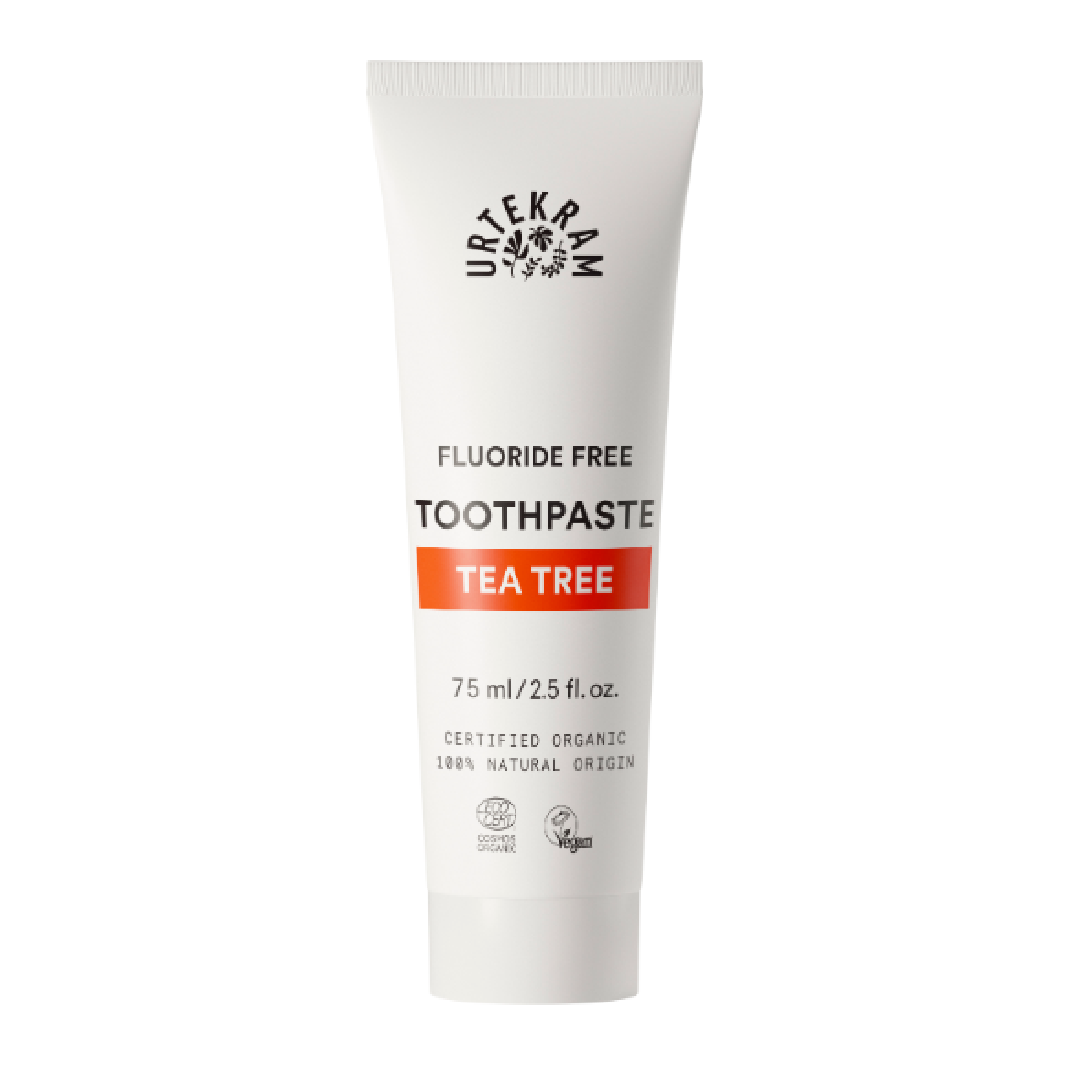 Urtekram Fluoride Free Toothpaste Tea Tree 75ml