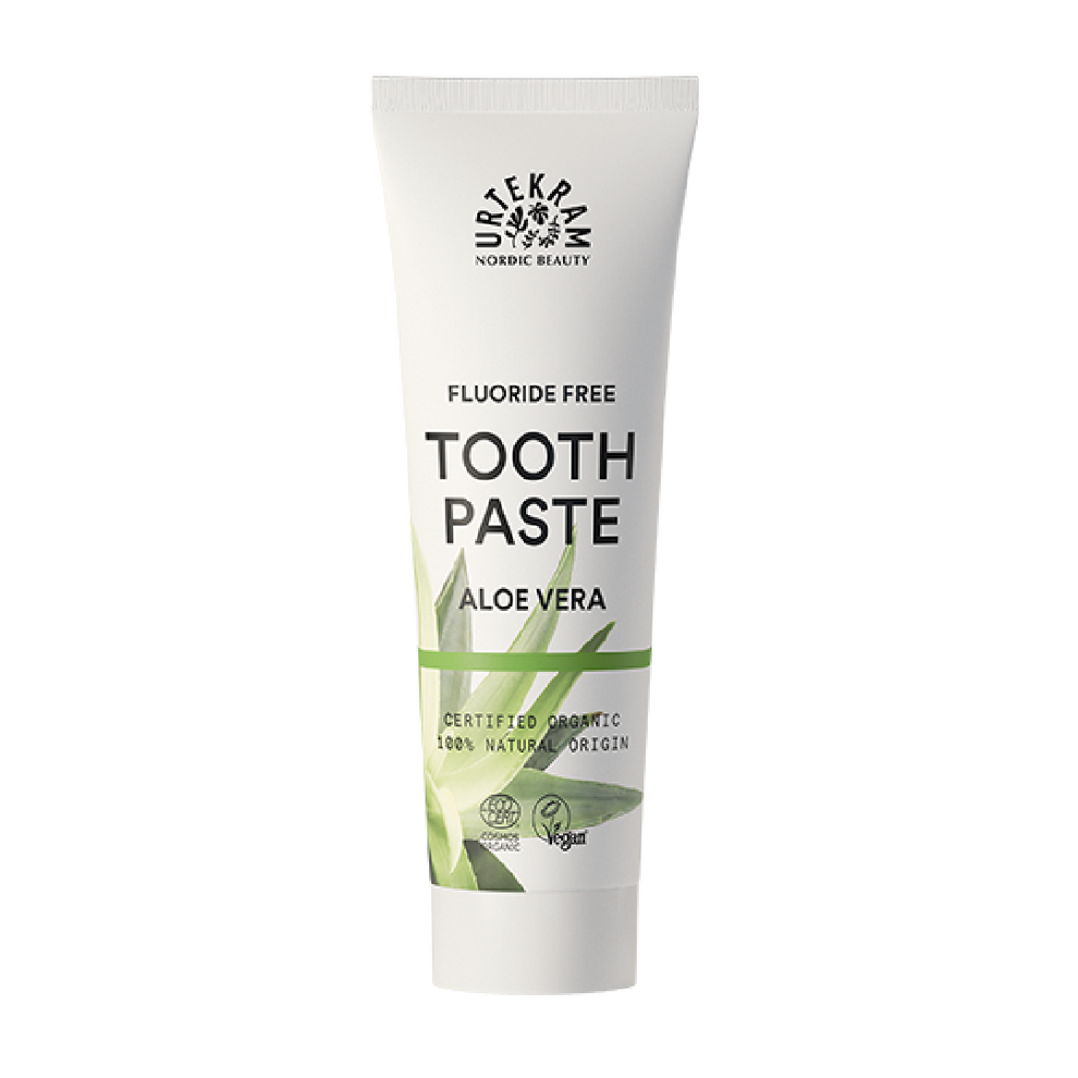 Urtekram Fluoride Free Toothpaste Aloe Vera 75ml – Healthy Options