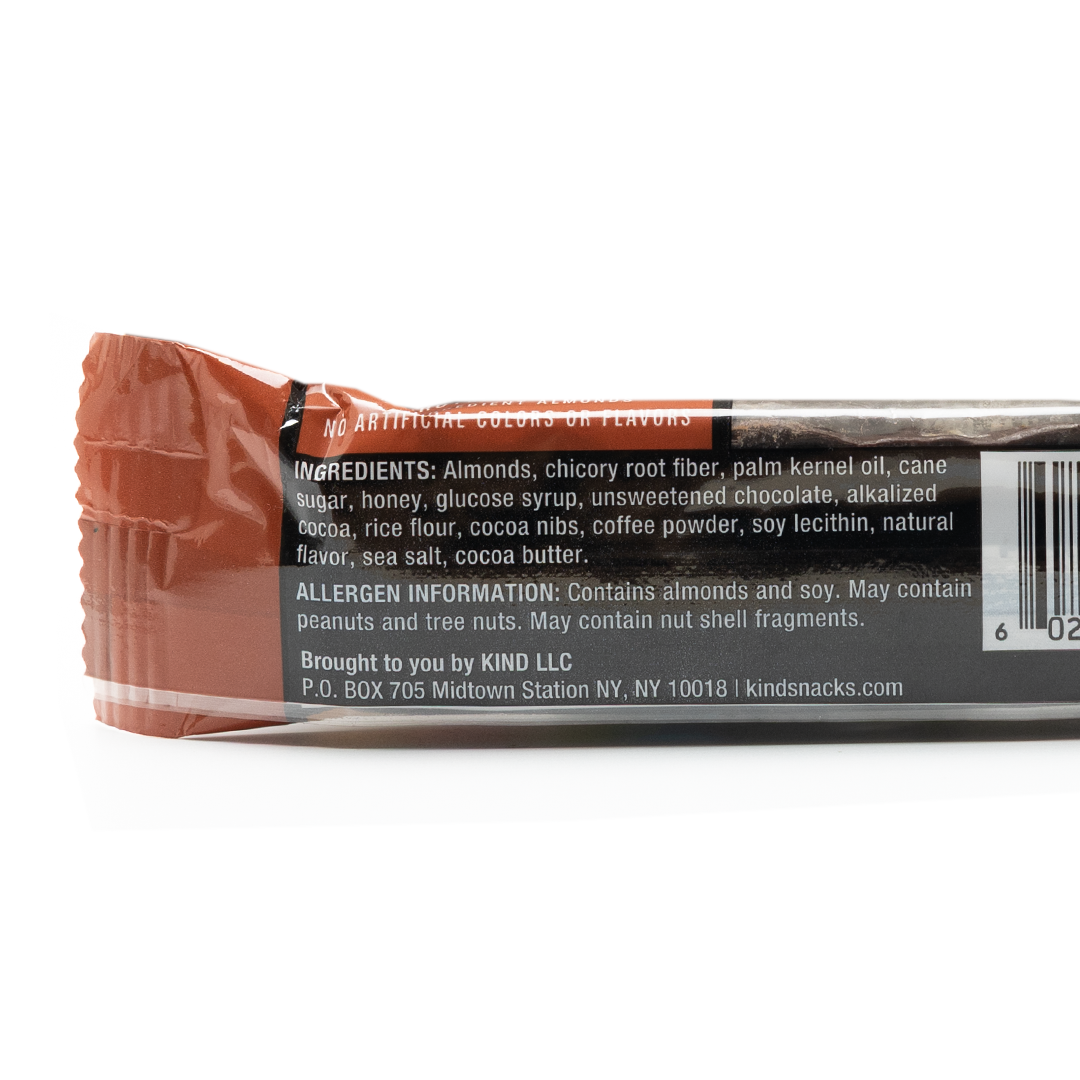 Kind Dark Chocolate Mocha Almond Bar 40g