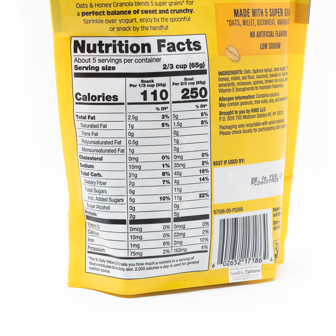 Kind Oats & Honey Clusters 312g