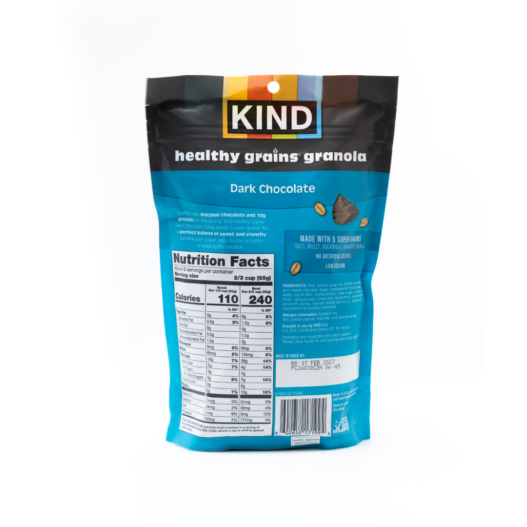 Kind Dark Chocolate Whole Grain Clusters 312g