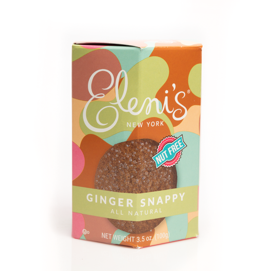 Eleni's Ginger Snappy Gourmet Crisp Cookies 100g