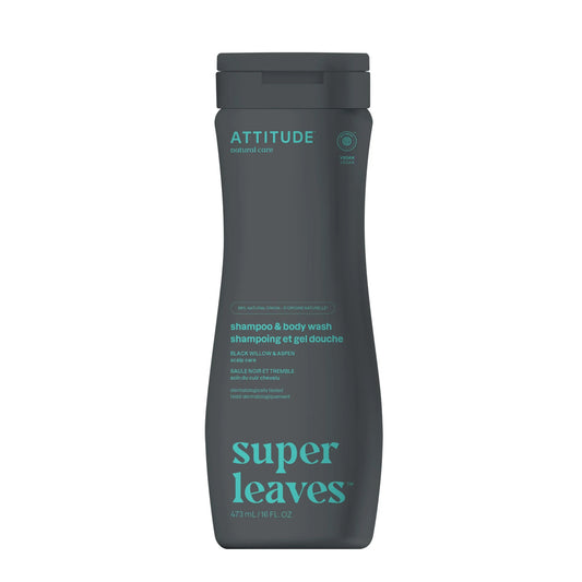 Attitude Super Leaves 2 in 1 Shampoo & Body Wash Scalp Care 473ml