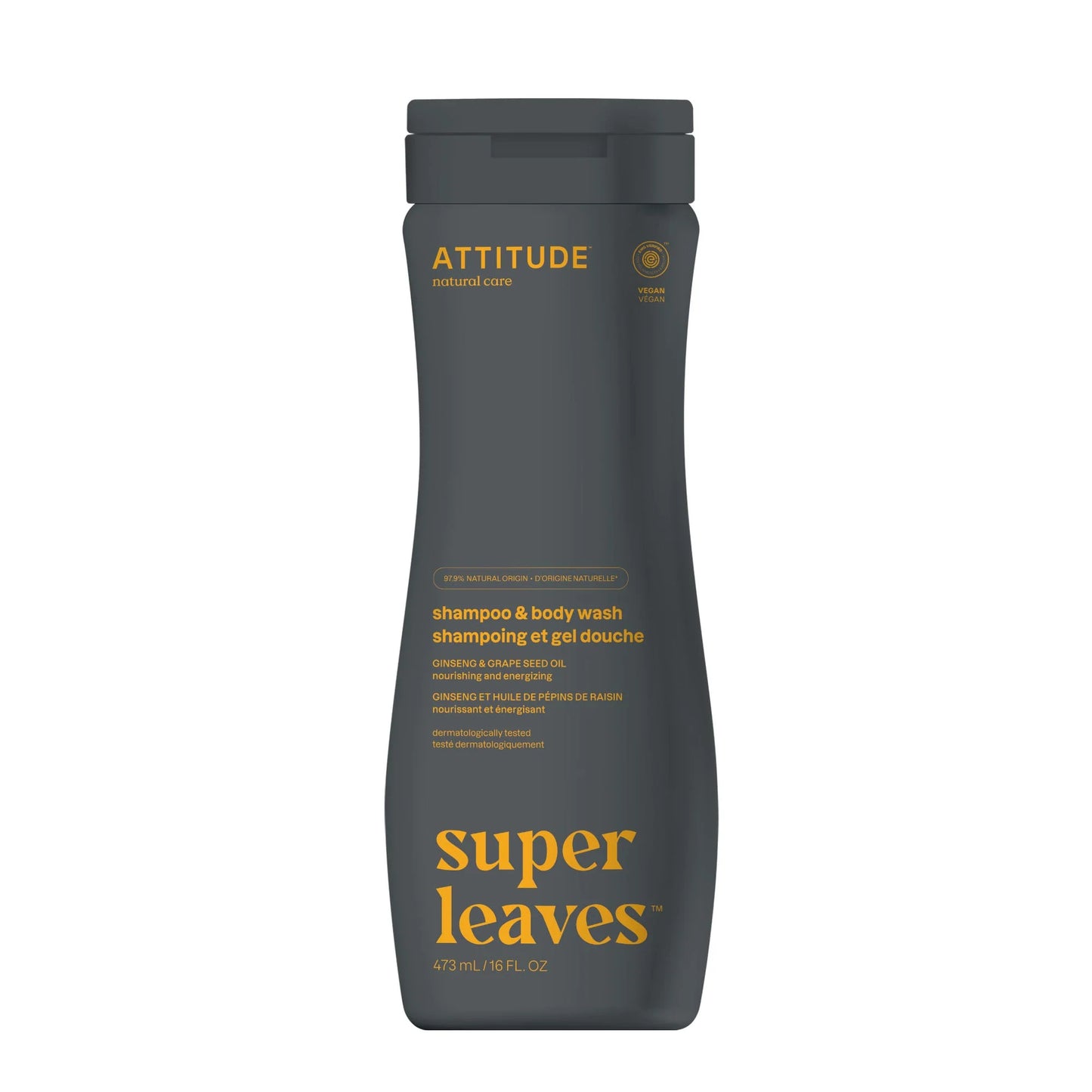 Attitude Super Leaves Shampoo and Body Wash Sport 473ml