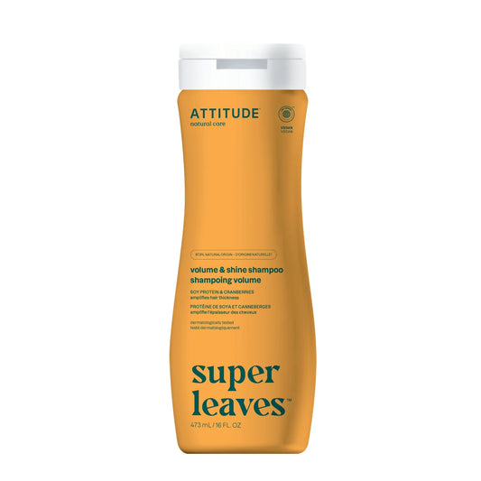 Attitude Super Leaves Shampoo Volume and Shine Soy Protein and Cranberries 473ml