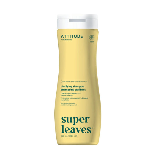 Attitude Super Leaves Shampoo Clarifying Lemon Leaves & White Tea 473ml