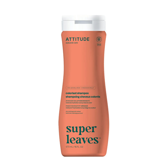 Attitude Super Leaves Shampoo Color Protection Avocado Oil and Pomegranate 473ml
