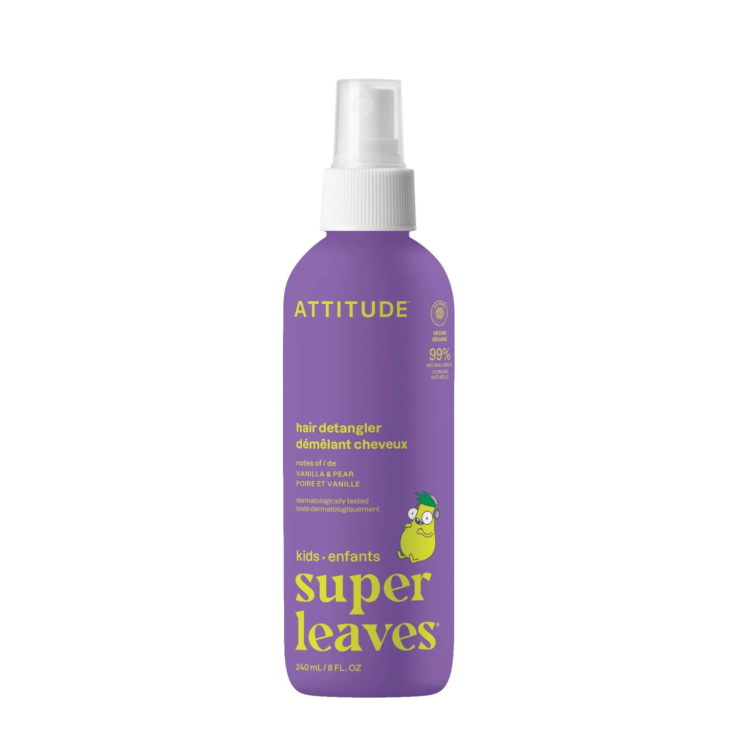 Attitude Little Leaves Hair Detangler Vanilla and Pear 240ml