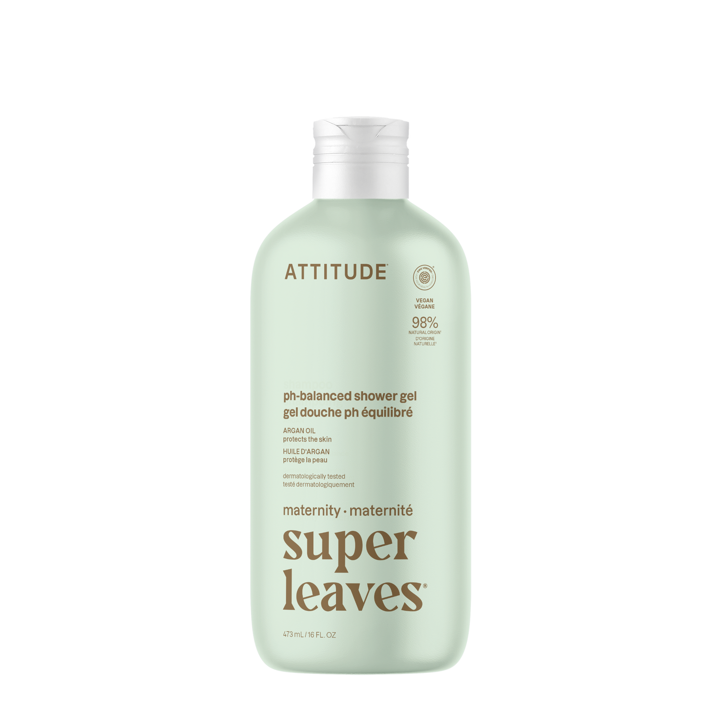 Attitude Super Leaves Maternity Shower Gel 473ml