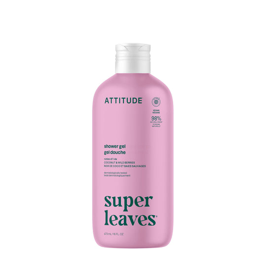 Attitude Super Leaves Shower Gel Coconut and Wild Berries 473ml