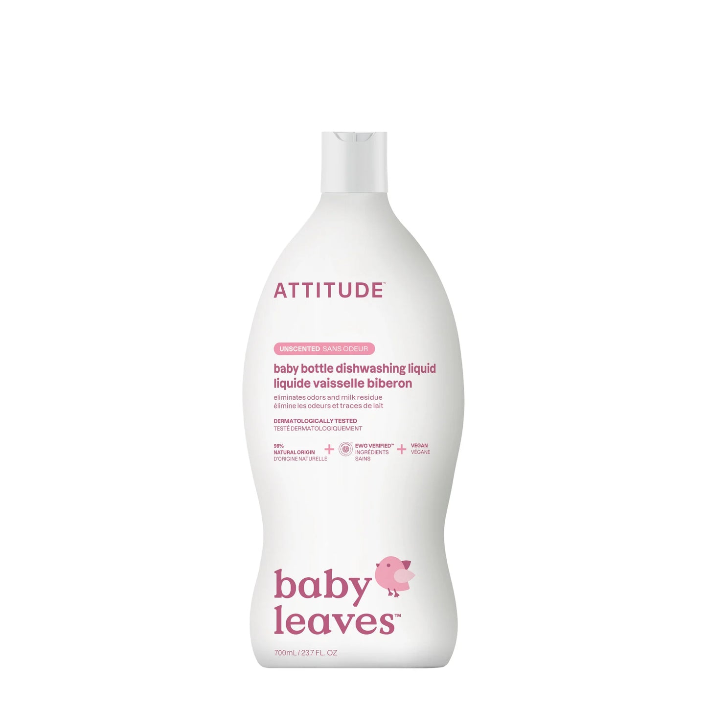 Attitude Baby Bottle & Dishwashing Liquid Fragrance-free 700ml