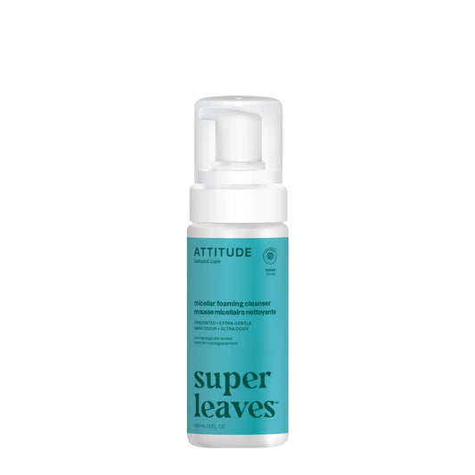 Attitude Super Leaves Micellar Foaming Cleanser Unscented 150ml