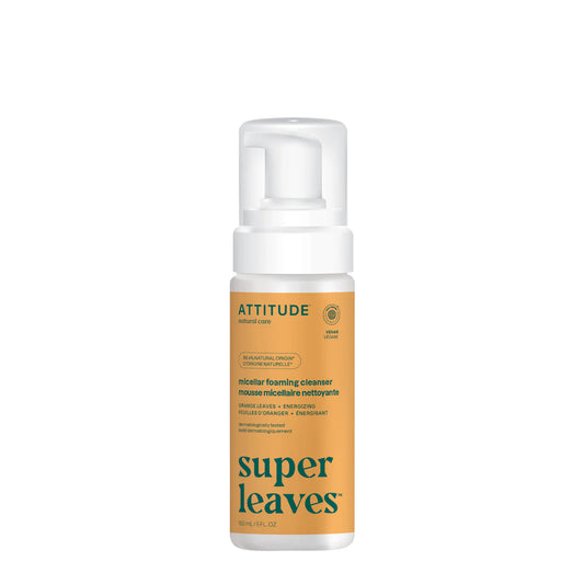 Attitude Super Leaves Micellar Foaming Cleanser Orange Leaves 150ml