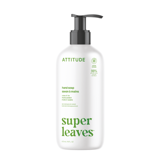 Attitude Super Leaves Hand Soap Pear and Amber 473ml
