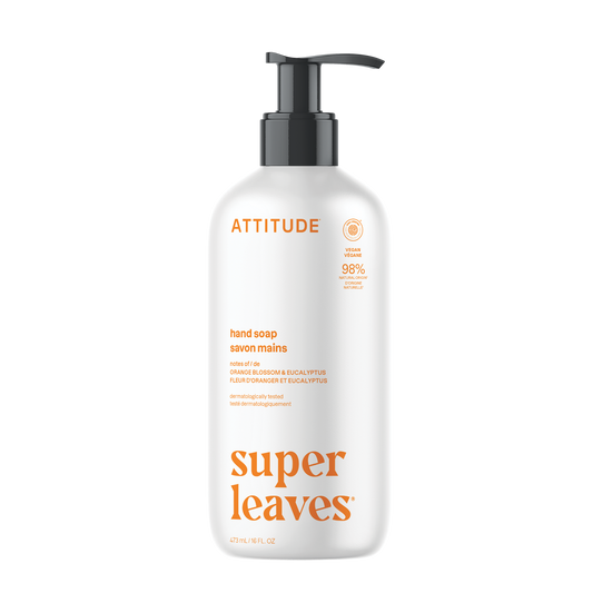Attitude Super Leaves Hand Soap Orange Blossom and Eucalyptus 473ml