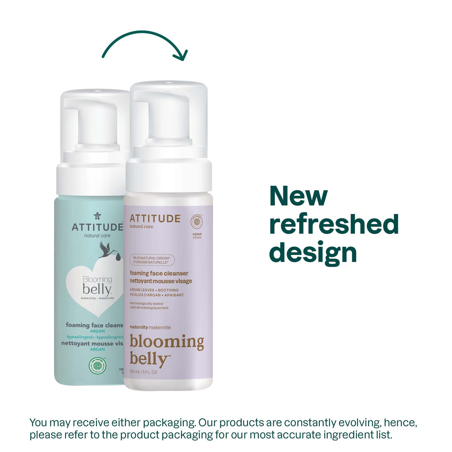 Attitude Super Leaves Maternity Foaming Face Cleanser 150ml